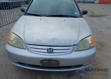 2003 Honda Civic Lx z USA, uszkodzony, nr VIN 2HGES15503H509811